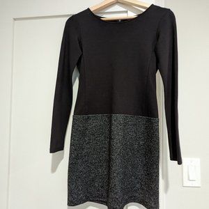 Theory Nalani Two Tone Long Sleeve Dress Size 00